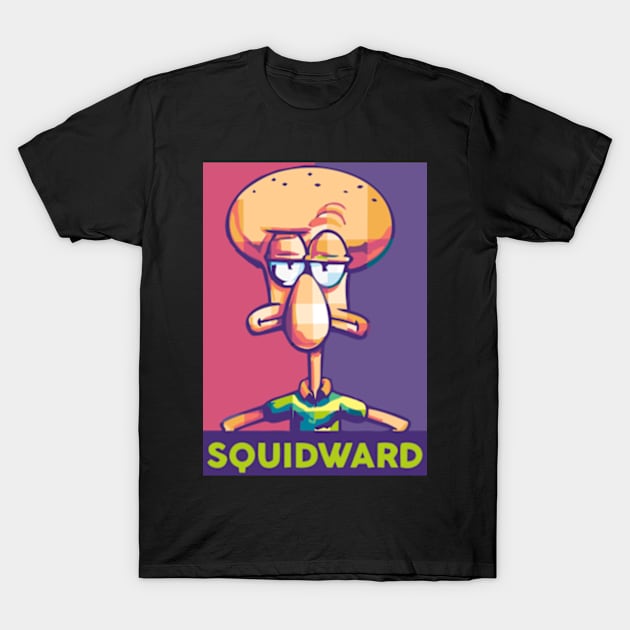 squidward T-Shirt by artoriaa